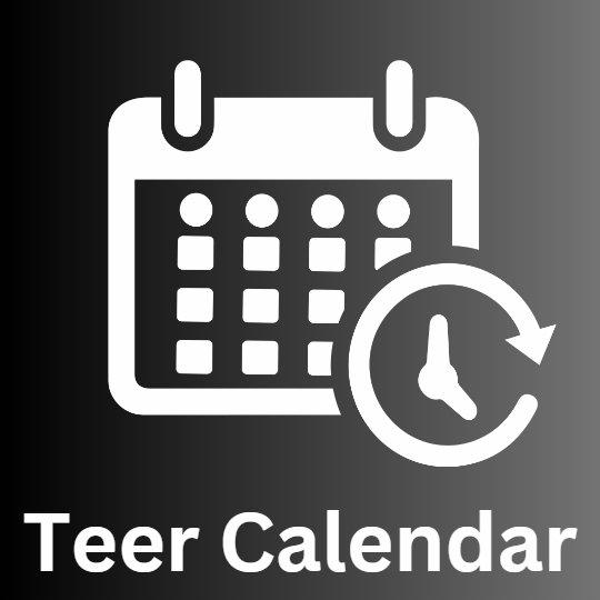 Teer Calendar